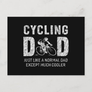 Cartão Postal Presentes De Pai De Ciclismo Para Pai Legal De Cic