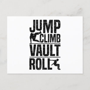 Cartão Postal Presentes de Parkour