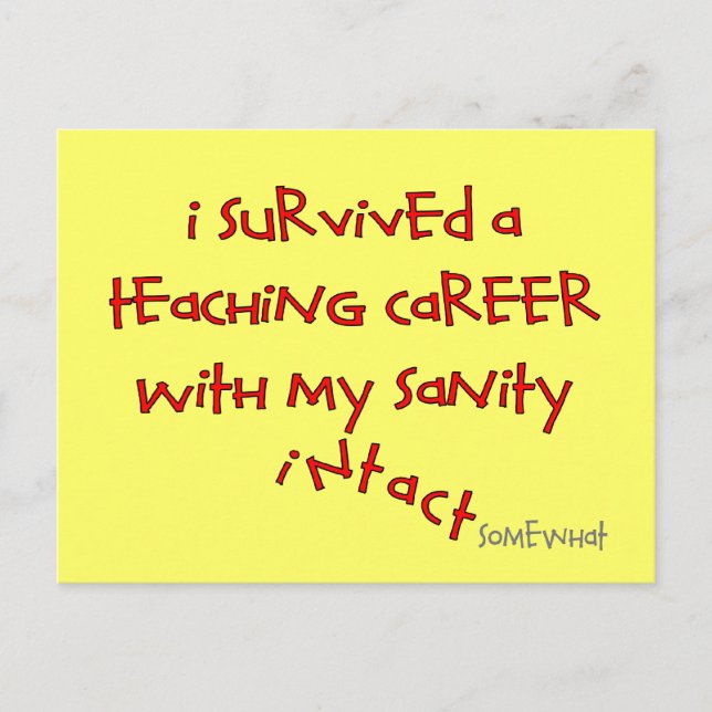 Cartão Postal Presentes De Professores Aposentados, Ditos Hilári (Frente)