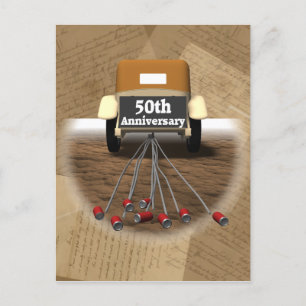 Cartão Postal Presentes do 50º aniversário de casamento