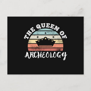 Cartão Postal Presentes do Dia das Mães A Rainha da Arqueologia