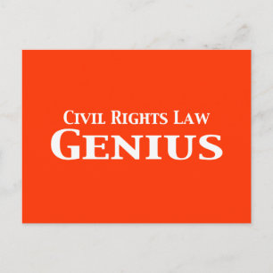 Cartão Postal Presentes do gênio do direito civil