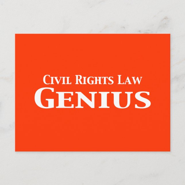 Cartão Postal Presentes do gênio do direito civil (Frente)