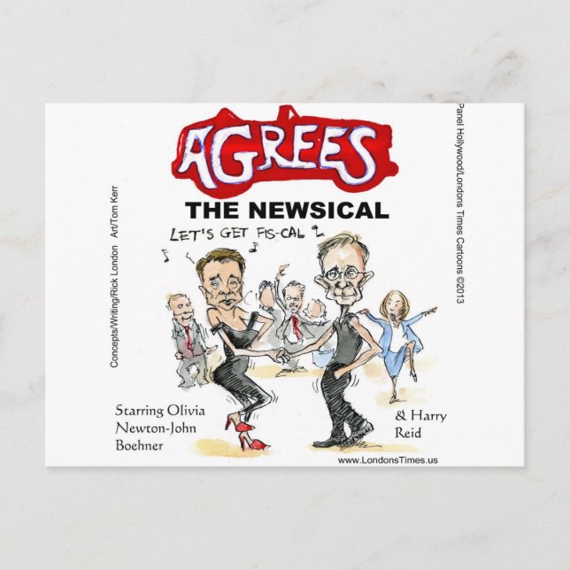 Cartão Postal Presentes Engraçados do Fim do Abismo Fiscal Cartõ (Frente)