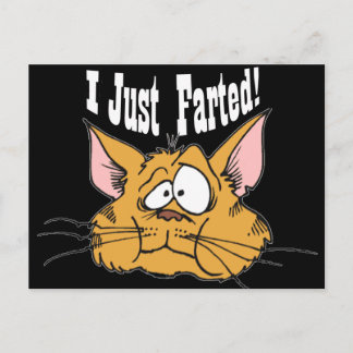 Cartão Postal Presentes Engraçados e Indelicados Eu Acabei de Pe