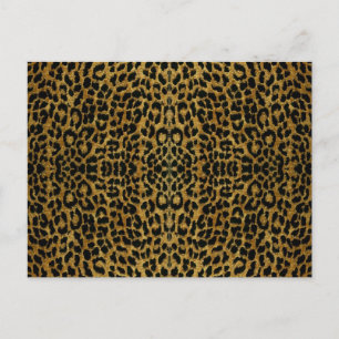 Cartão Postal Presentes Estampa de Leopardo RAB Rockabilly