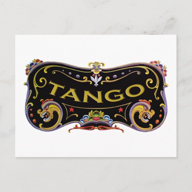 Cartão Postal Presentes exclusivos de Tango! (Frente)