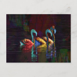 Cartão Postal Presentes Flamingo