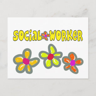 Cartão Postal Presentes para Assistente Social
