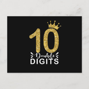 Cartão Postal Presentes para Meninas de 10 Anos com Dois Dígitos