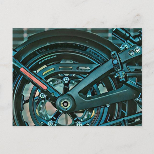 Cartão Postal Presentes para motociclista (Frente)