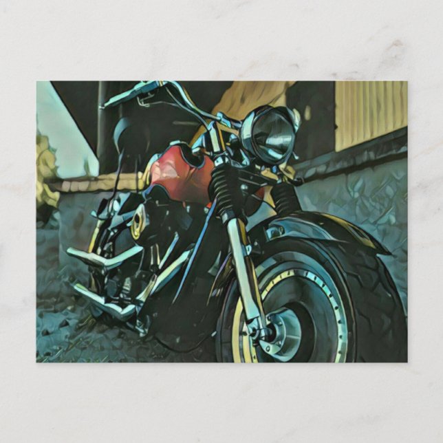Cartão Postal Presentes para motociclistas (Frente)