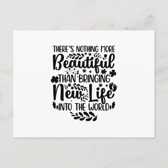 Cartão Postal Presentes para parteiras | Parteira Parteira Nasci (Frente)