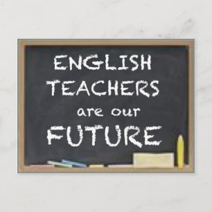 CARTÃO POSTAL PRESENTES PARA PROFESSORES INGLESES