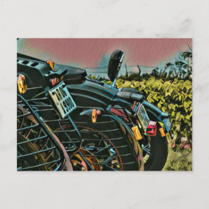 Cartão Postal Presentes para um motociclista
