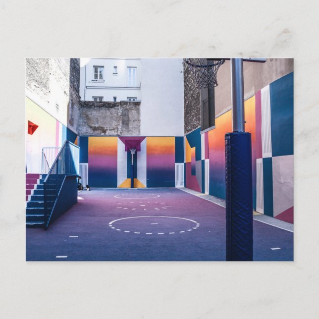 Cartão Postal presentes personalizados de basquete (Frente)