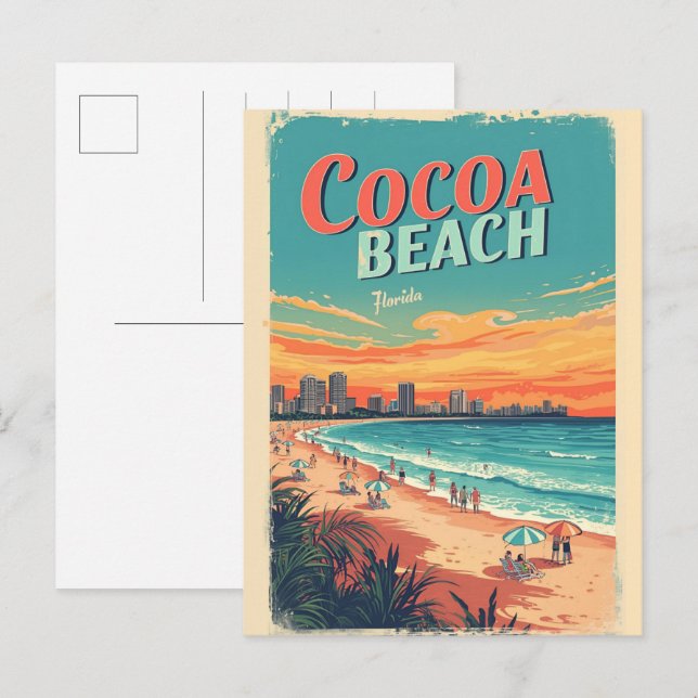 Cartão Postal Presentes Westgate Viagem Clássica Cocoa Beach Fló (Frente/Verso)