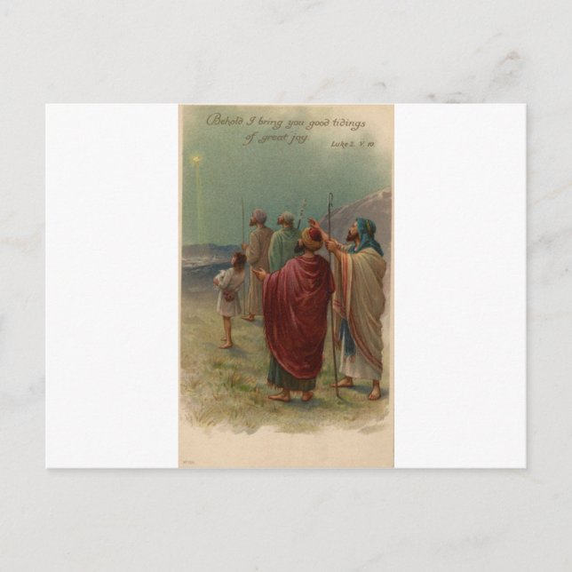 Cartão Postal presépio antigo (Frente)