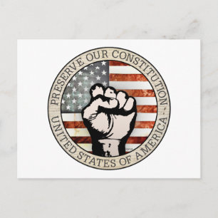 Cartão Postal Preservar nossa Constituição