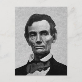 Cartão Postal Presidente Abe Lincoln