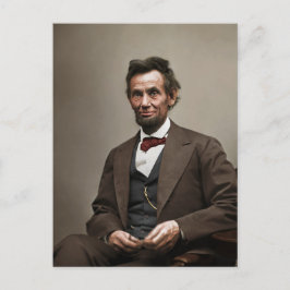 Cartão Postal Presidente Abraham Lincoln