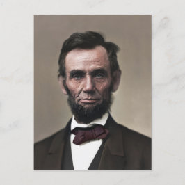Cartão Postal Presidente Abraham Lincoln