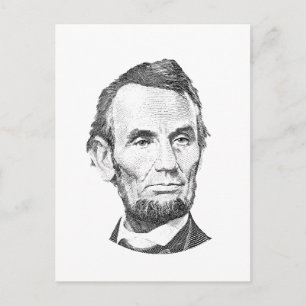 Cartão Postal Presidente Abraham Lincoln