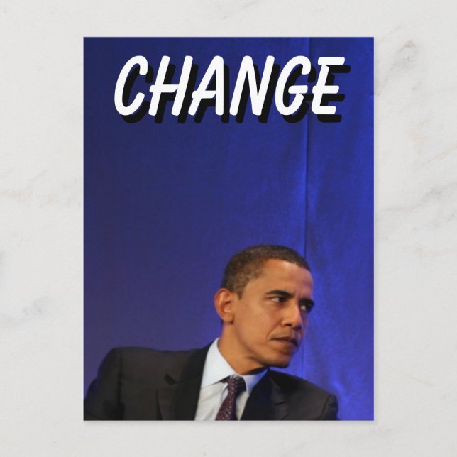 Cartão Postal Presidente Barack Obama (Frente)
