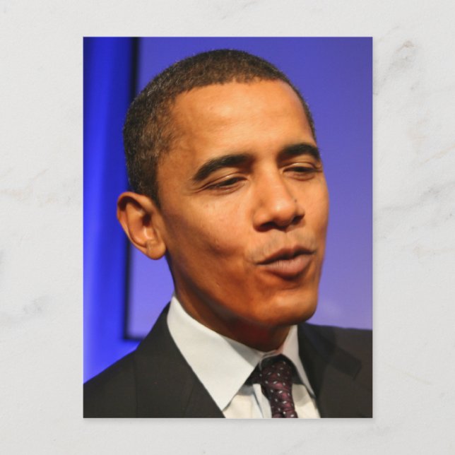 Cartão Postal Presidente Barack Obama (Frente)