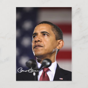 Cartão Postal Presidente Barack Obama