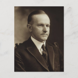 Cartão Postal Presidente Calvin Coolidge