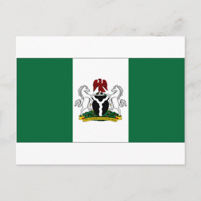 Cartão Postal Presidente da Nigéria (Frente)