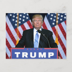 Cartão Postal Presidente Donald Trump