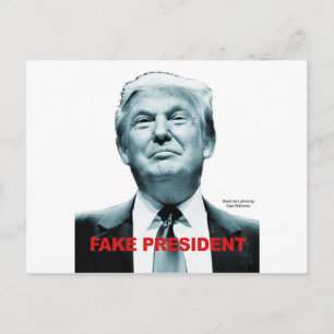 Cartão Postal Presidente Falso (Trump)