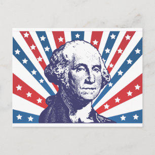 Cartão Postal presidente George Washington