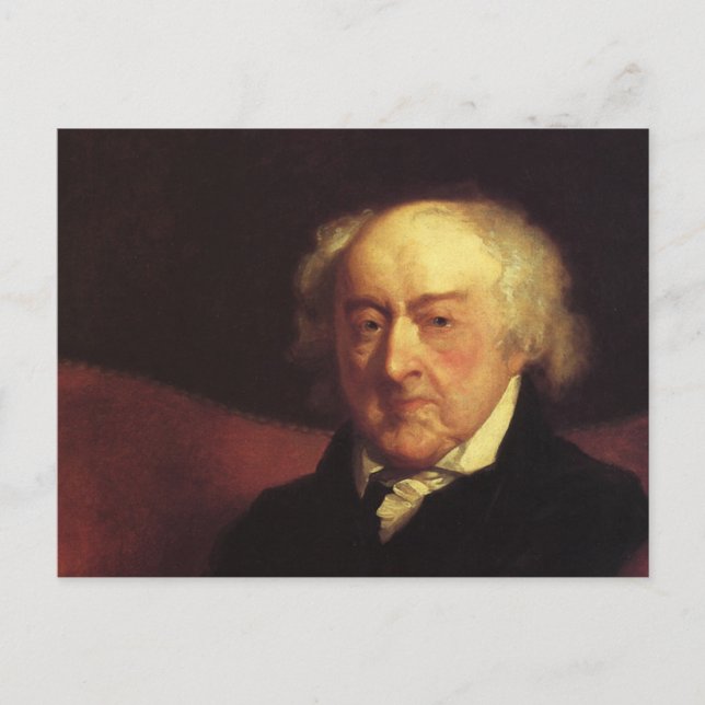 Cartão Postal Presidente John Admas (Frente)