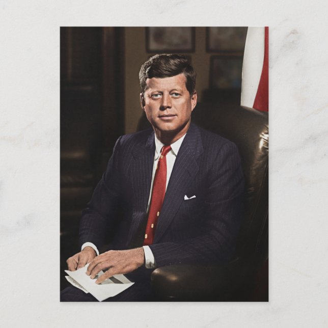 Cartão Postal Presidente John F. Kennedy (Frente)