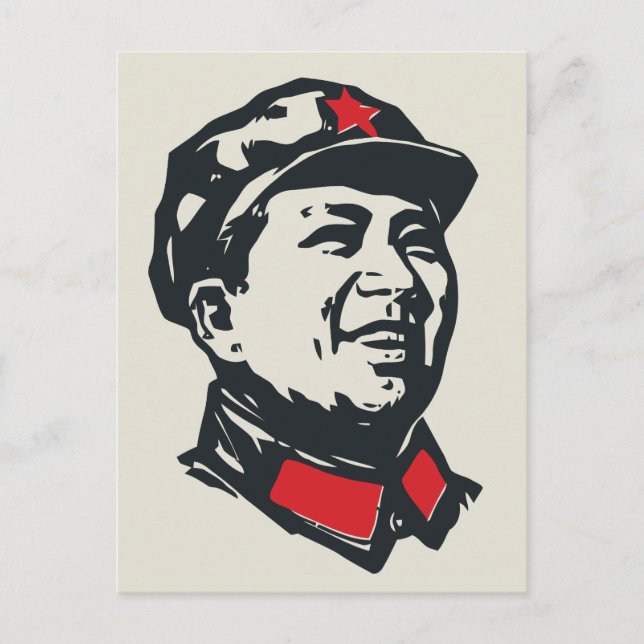 Cartão Postal Presidente Mao Portrait (Frente)