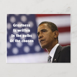 Cartão Postal Presidente Obama