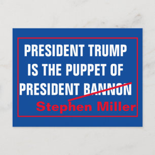 Cartão Postal Presidente Stephen Miller