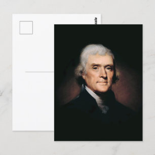 Cartão Postal Presidente Thomas Jefferson