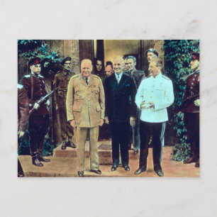 Cartão Postal Presidente Truman e Joseph Stalin