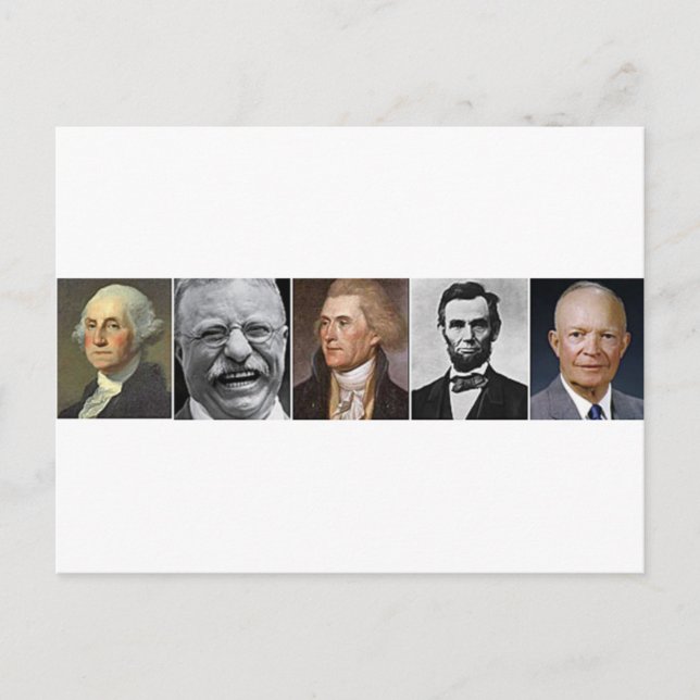 Cartão Postal Presidentes dos EUA (Frente)
