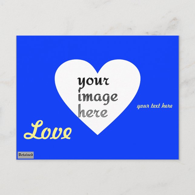 Cartão Postal Preso personalizado (Frente)