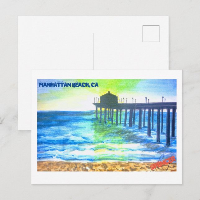 Cartão Postal Pressão do pier (Frente/Verso)