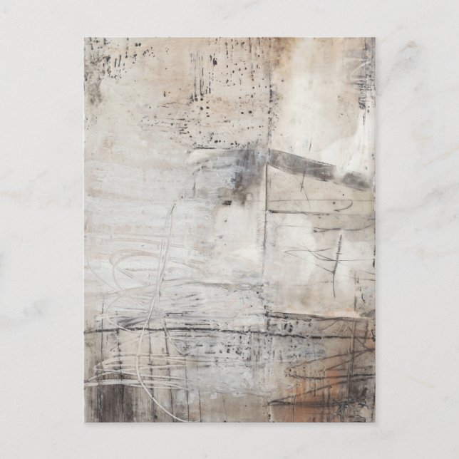 Cartão Postal Preto Branco & Bronze (Frente)