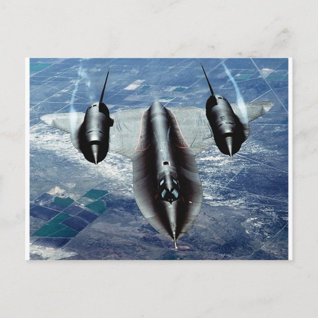 Cartão Postal preto-de-jato (Frente)