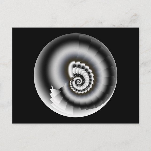 Cartão Postal Preto E Branco (Frente)