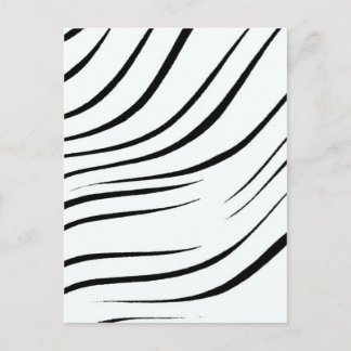 Cartão Postal Preto e Branco Simples