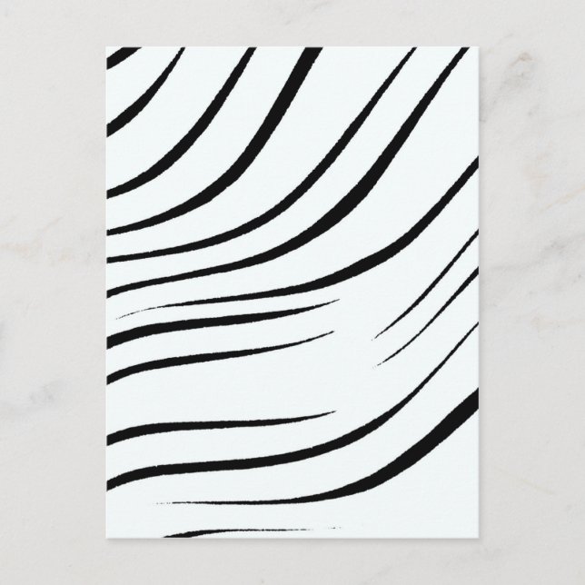 Cartão Postal Preto e Branco Simples (Frente)
